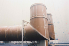 烟塔墙体彩绘技术及电厂实际数据