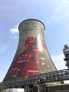 烟塔外墙绘画的投资与扩散