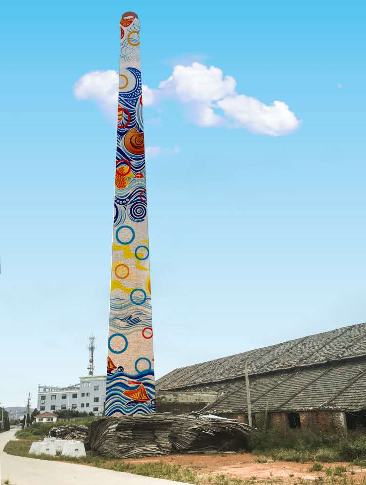 烟囱美化施工总体部署